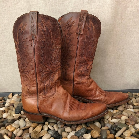Lucchese Shoes - Lucchese 1883 Brown Western Boots 7.5M